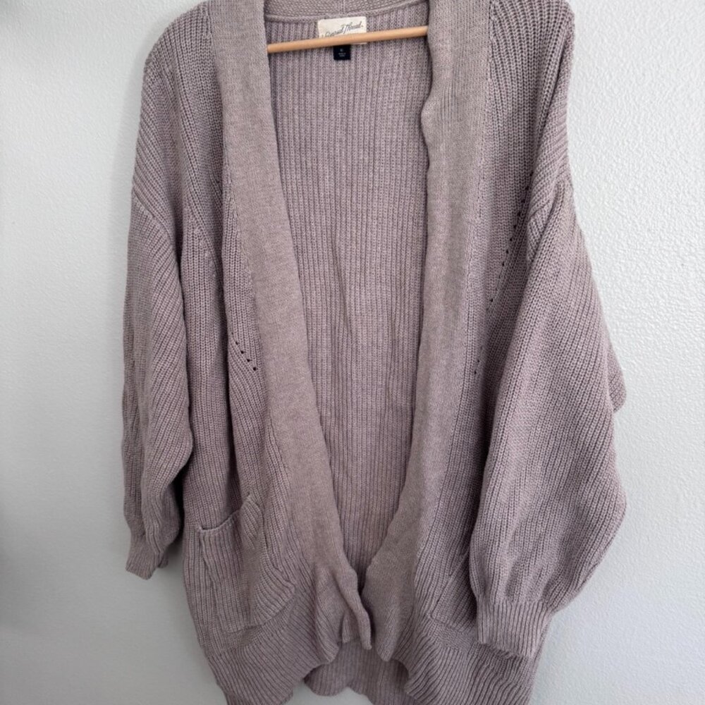 Universal Thread | Chunky Knit Open Cardigan In M… - image 2